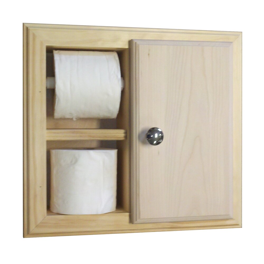 WG Wood Products Recessed Toilet Paper Holder Reviews Wayfair